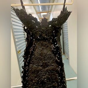 Silicone and ribbon original dress. S, but ties on side allow for size change